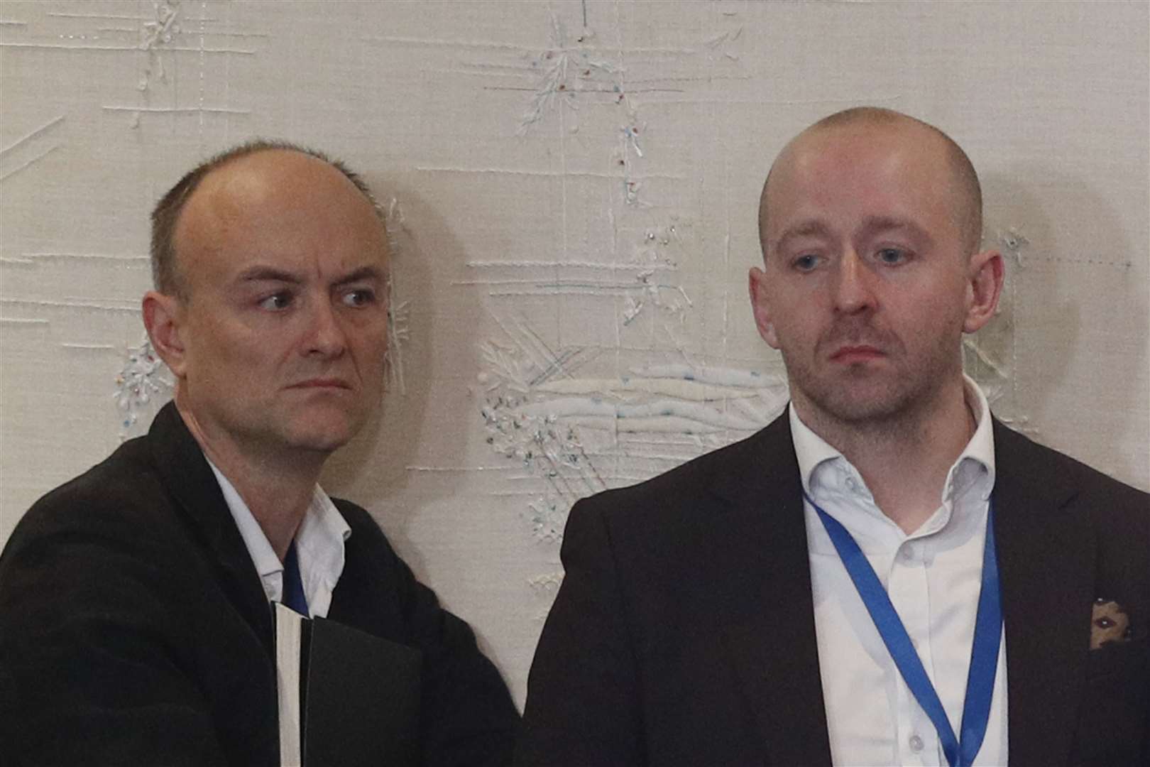 Lee Cain (right) was said to be a close ally of Dominic Cummings (Adrian Dennis/PA)