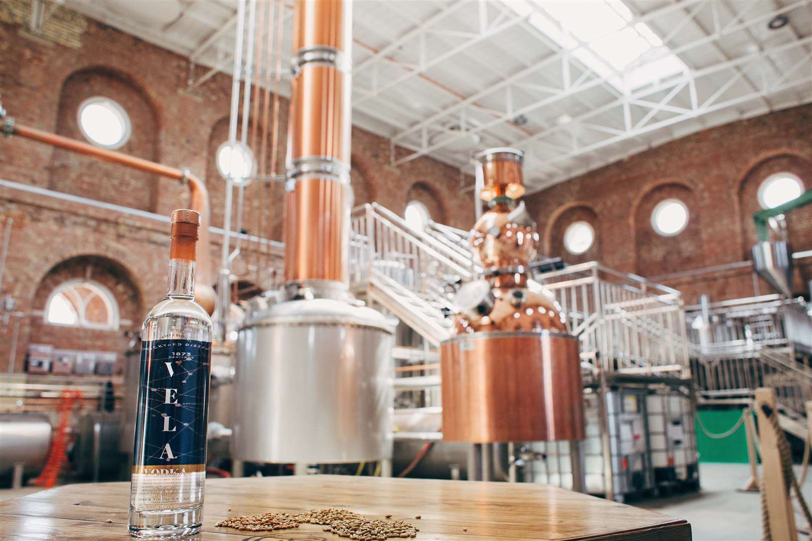 Copper Rivet in Chatham produces gin, vodka and whisky.