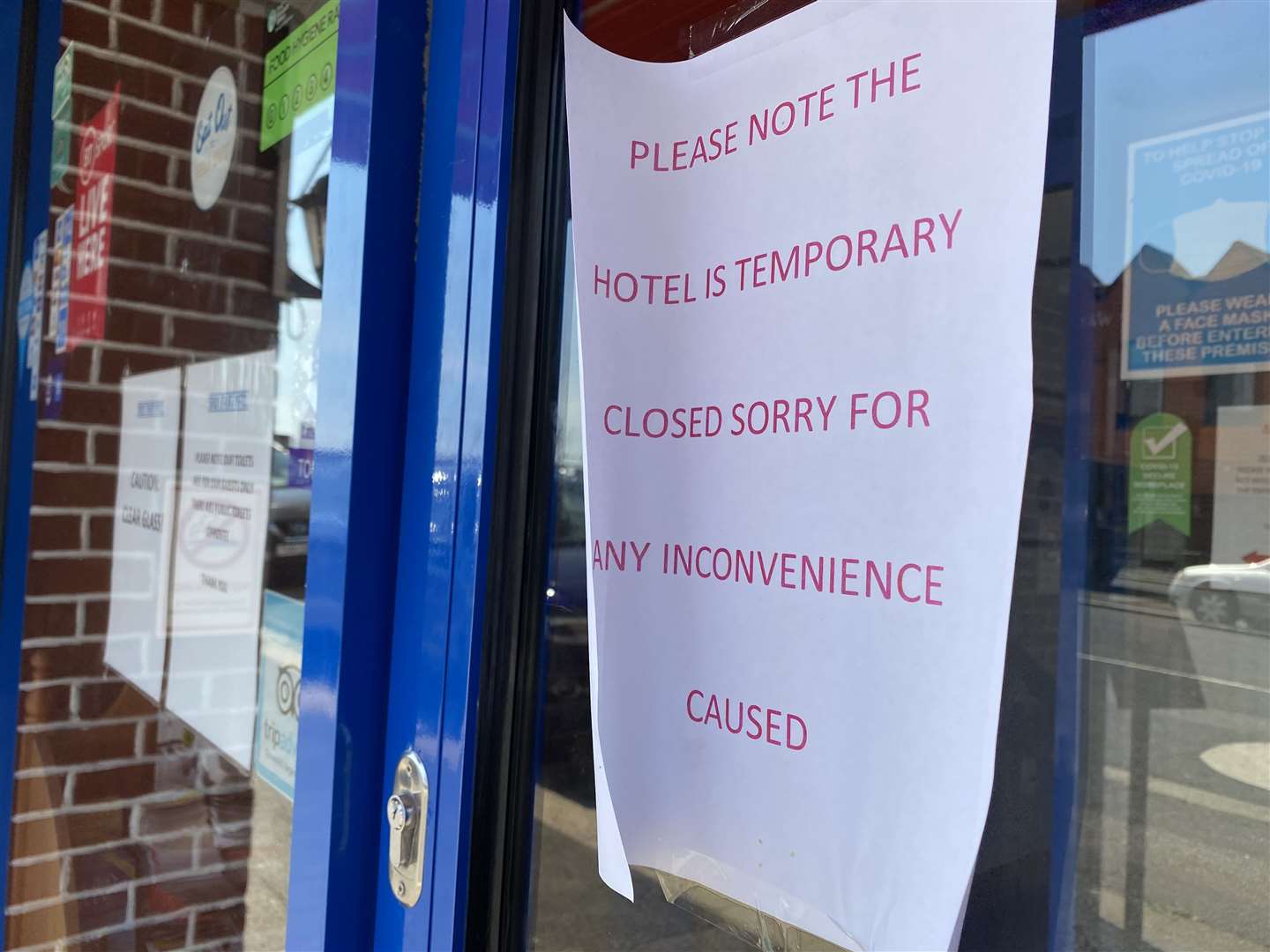 It is not known how long the hotel will be closed for