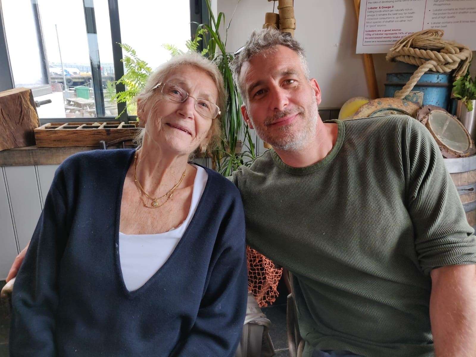 Lewis and his mum Veronica, photographed in August 2019. Picture: Sam Scott