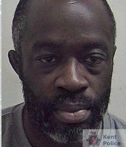 Kojo O'Hene has been jailed for stabbing his victim with a Rambo knife seven times in Tunbridge Wells. Picture: Kent Police