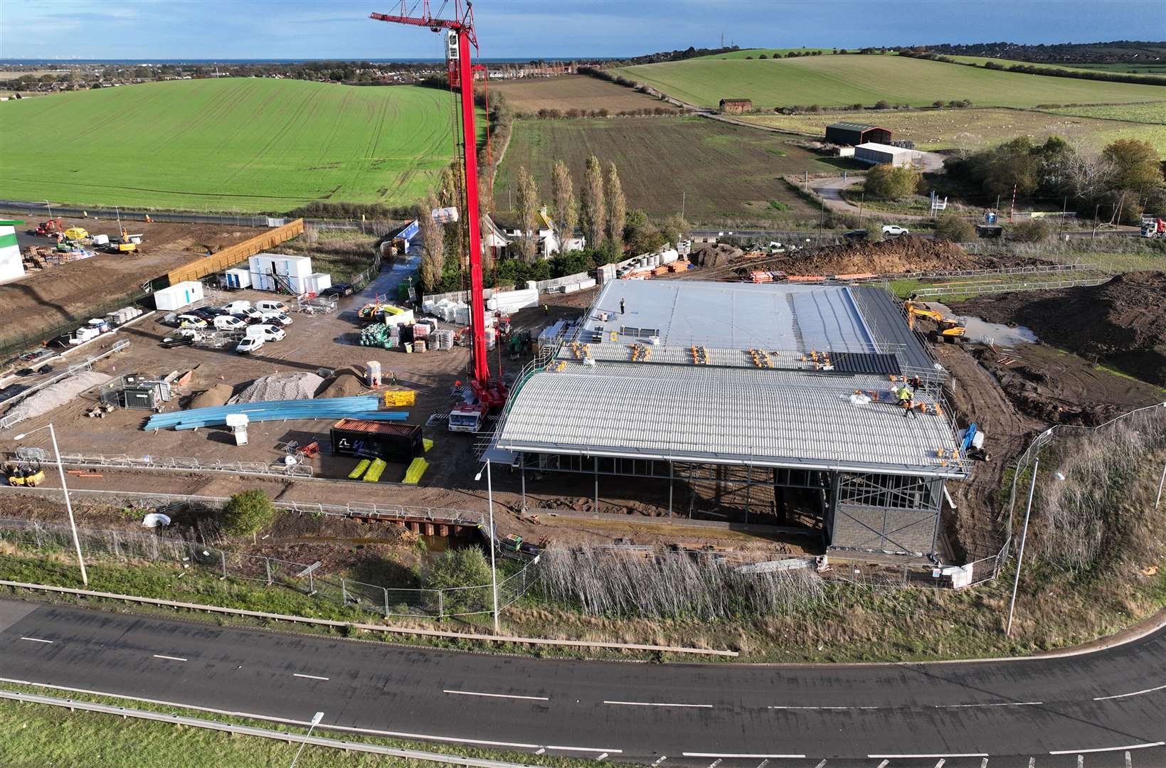 Aldi is being built in Neats Court, Queenborough. Picture: Phil Drew