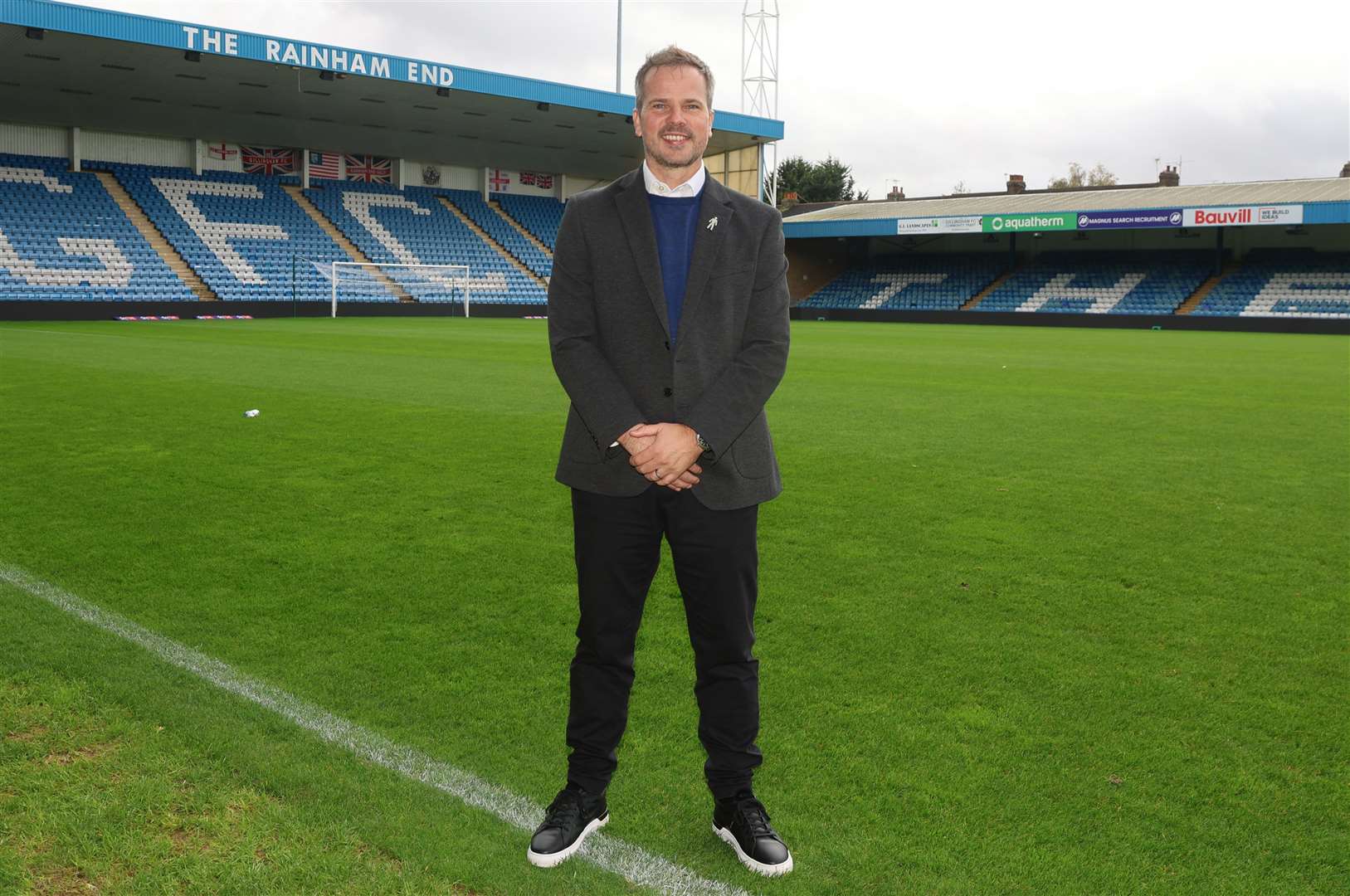 Gillingham's new first-team head coach Stephen Clemence Picture: ColinKPI