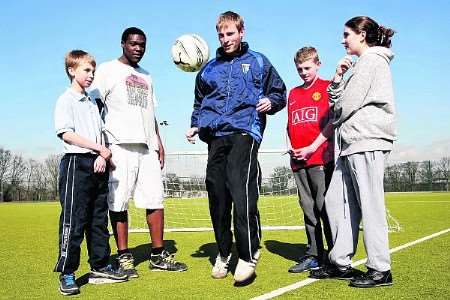 Youngsters enjoy coaching sessions courtesy of Gillingham FC