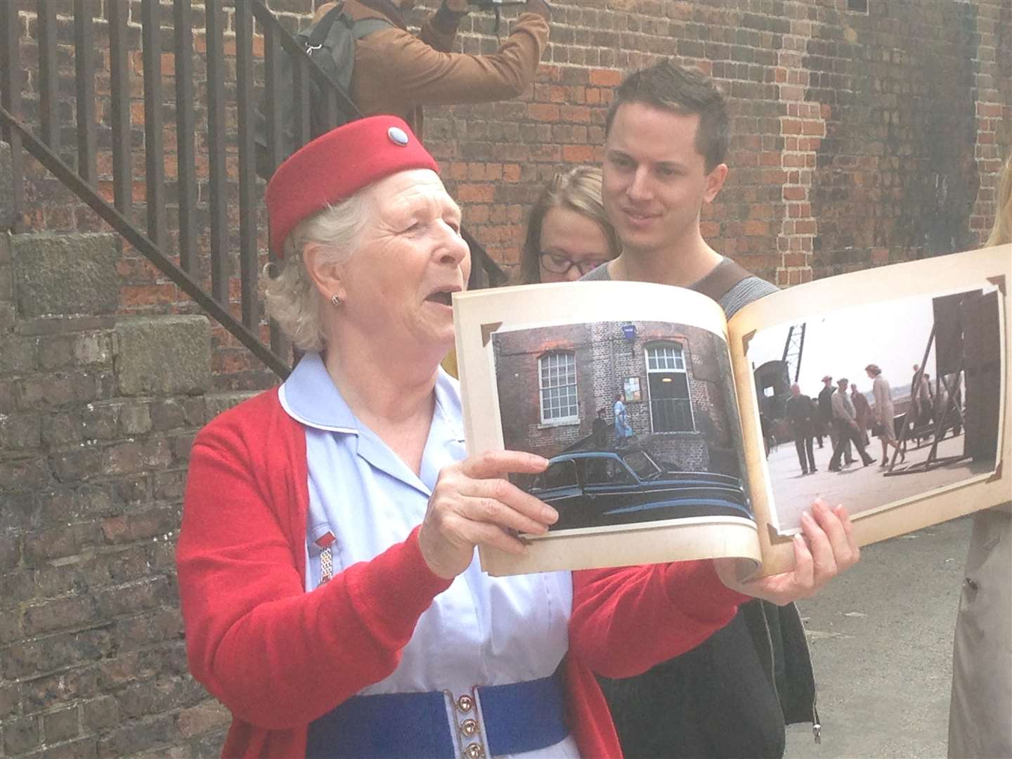 Irene Addley leads a Call the Midwife tour