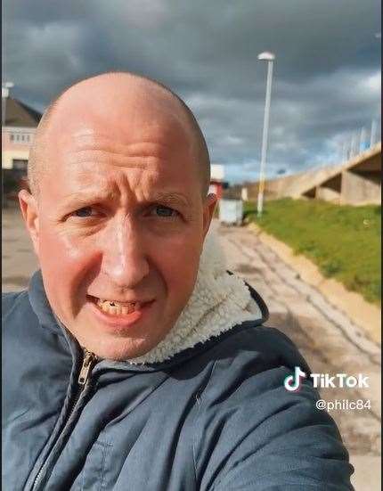 Phil Carr's TikTok Guide To Sheerness. Picture: Phil Carr/TikTok