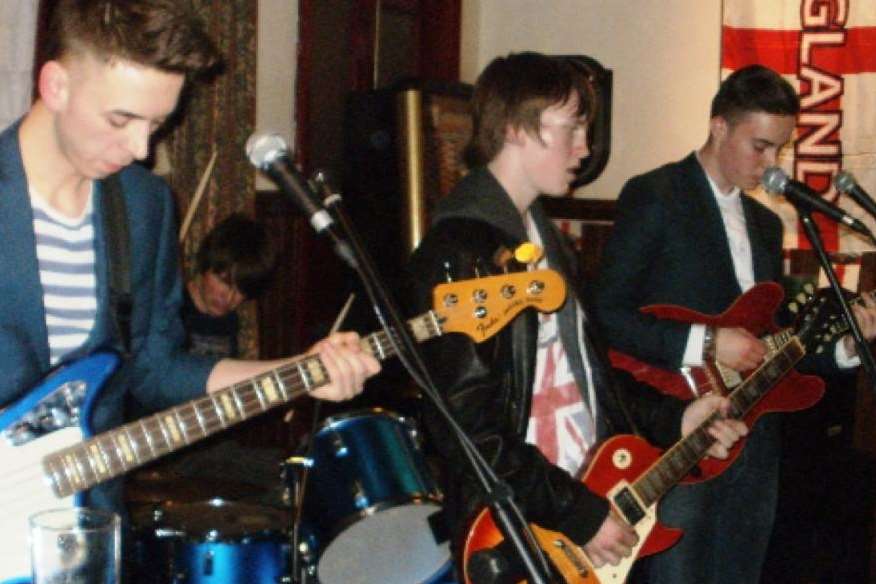 Rock quartet The Tonics are made up of Zac Vincent, Conor Toner, Connor Lillistone, and Gareth Furlong.