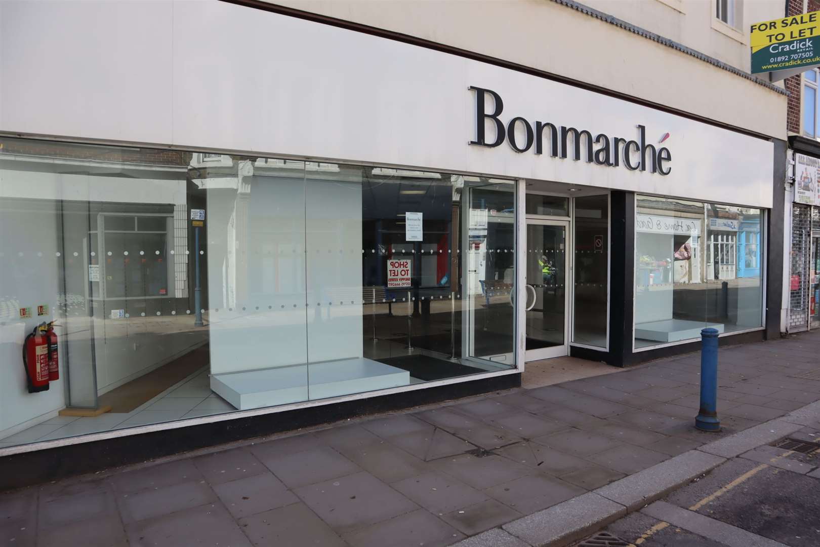 Bonmarche store in Sheerness high street has been stripped of its stock and closed permanently