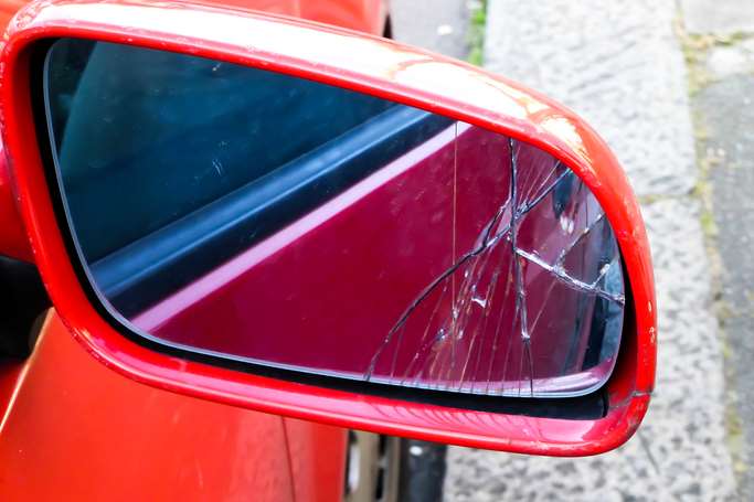 One man damaged wing mirrors. Picture: GettyImages