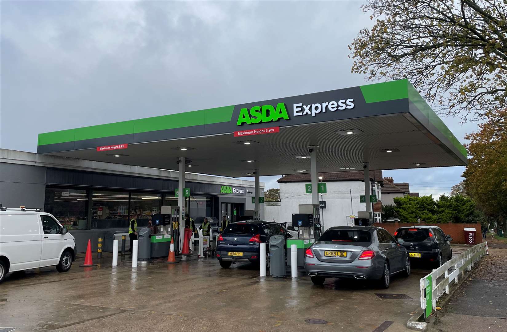 The former Co-op and petrol station in City Way, Rochester has reopened as an Asda Express