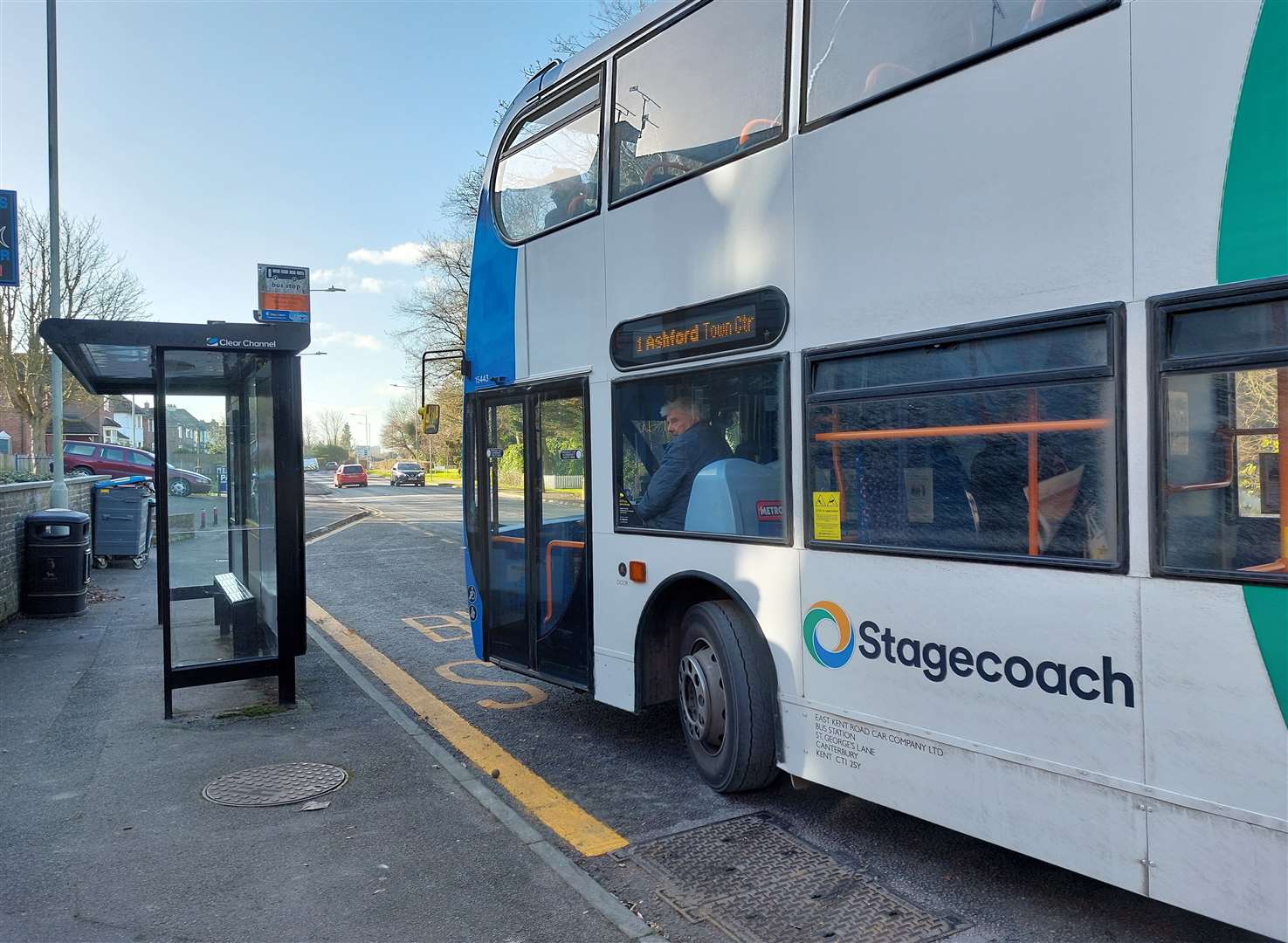 Traders say buses often only use half of the space available