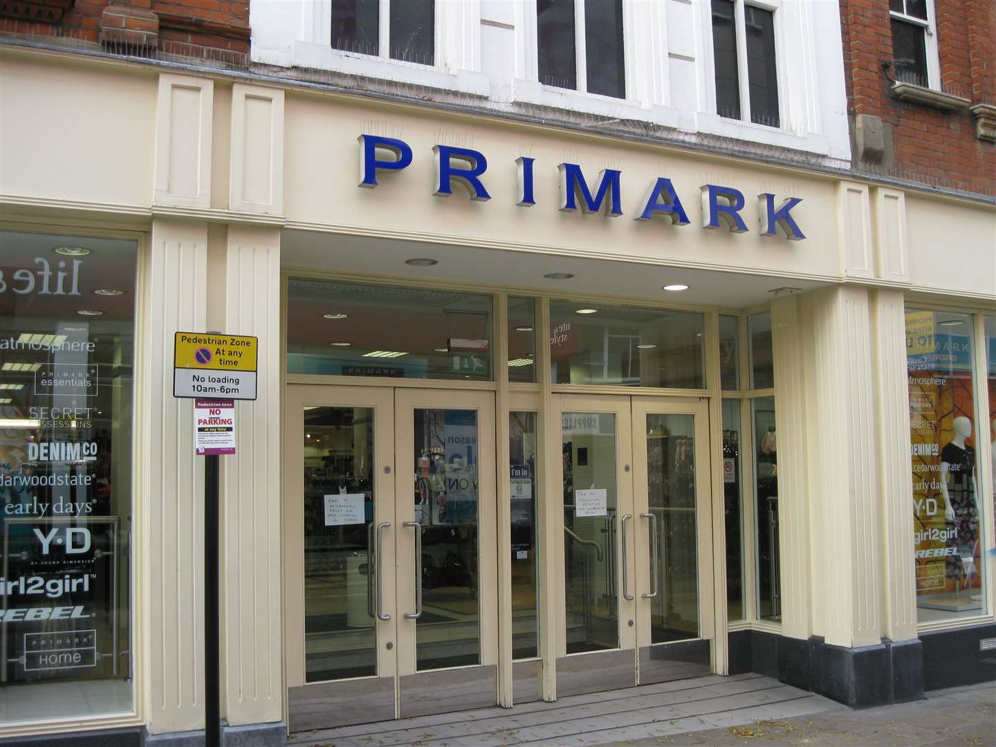 Officers were called to the Primark store in Gravesend following a report of alleged upskirting
