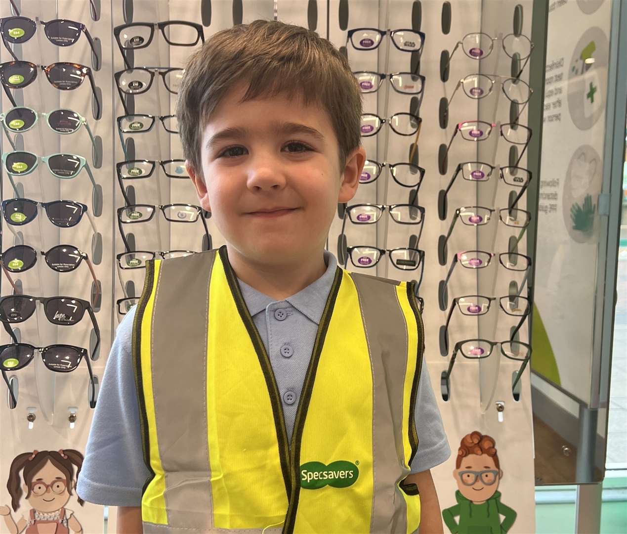 The Be Bright, Be Seen campaign is running for the first time in Medway. Picture: Specsavers Medway Stores