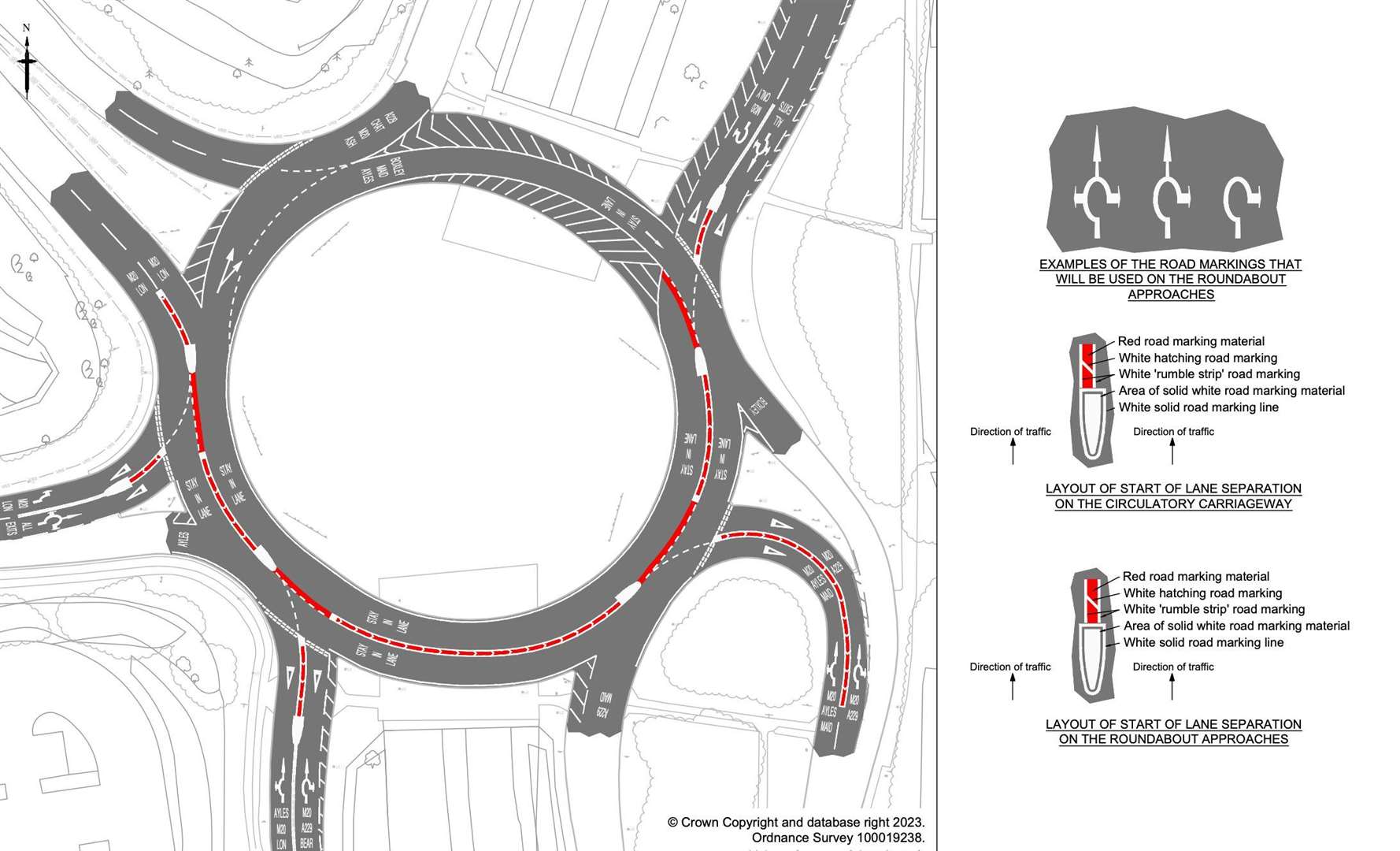 It is set to become a Turbo Roundabout. Picture: KCC