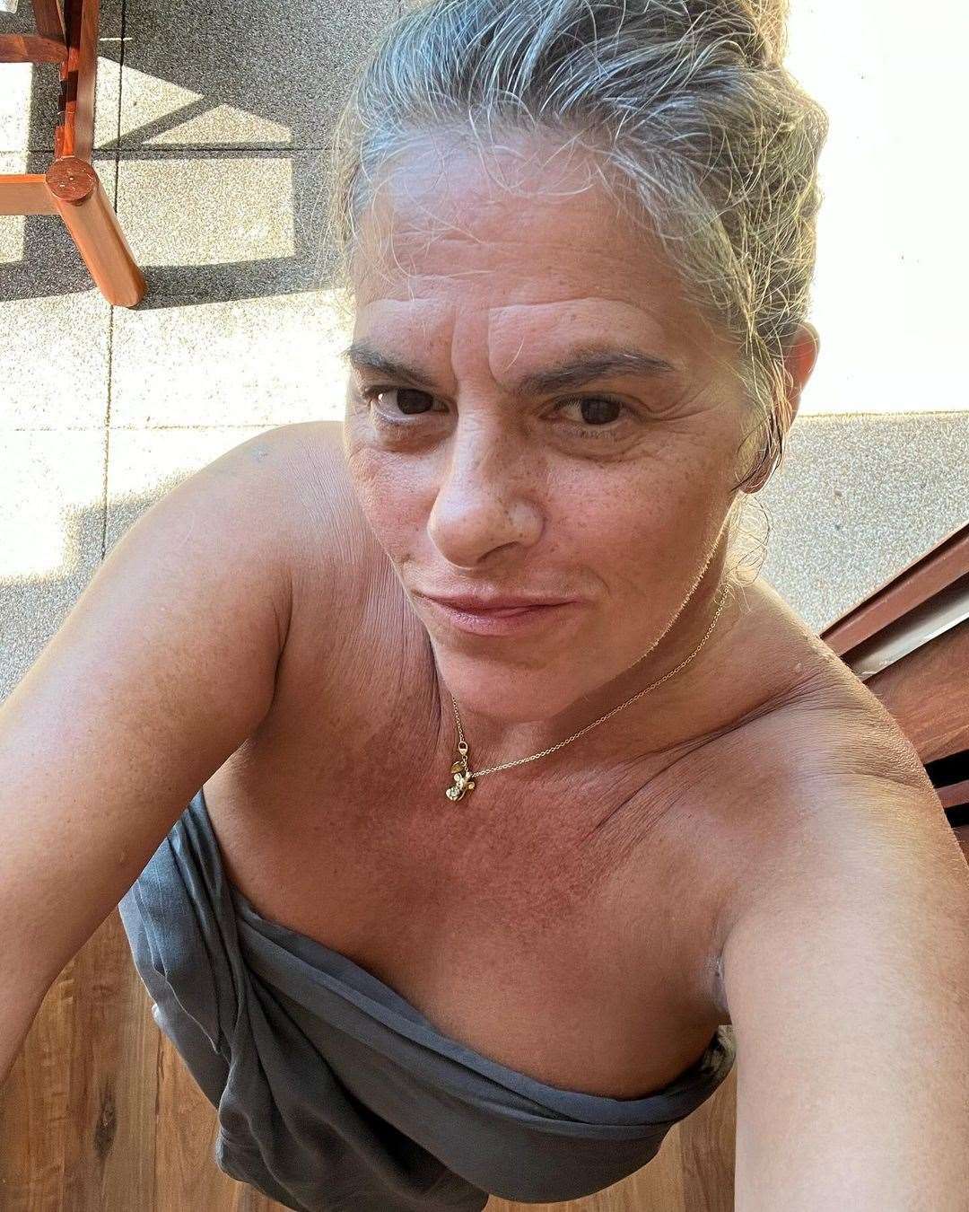 Tracey Emin, who was raised in Margate and moved back to her hometown in 2020, shared this picture after suffering a medical emergency in Thailand. Picture: Tracey Emin