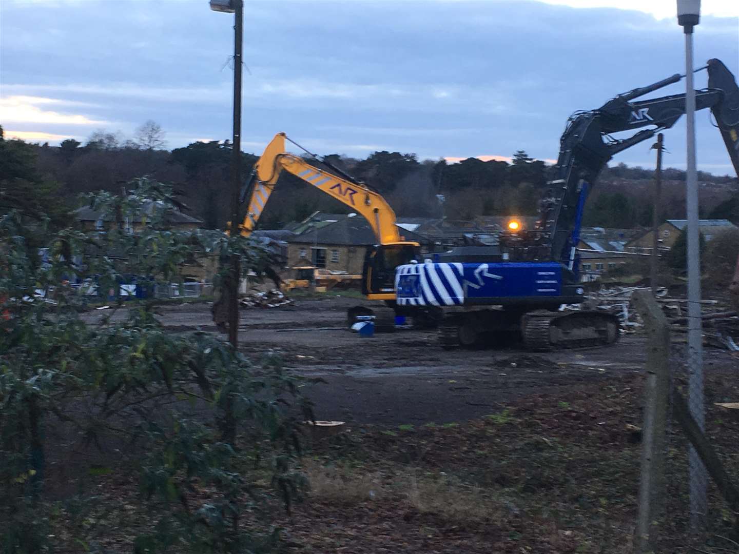 Demolition is underway at Springfield Mill, off Royal Engineers Road, Maidstone (5878809)