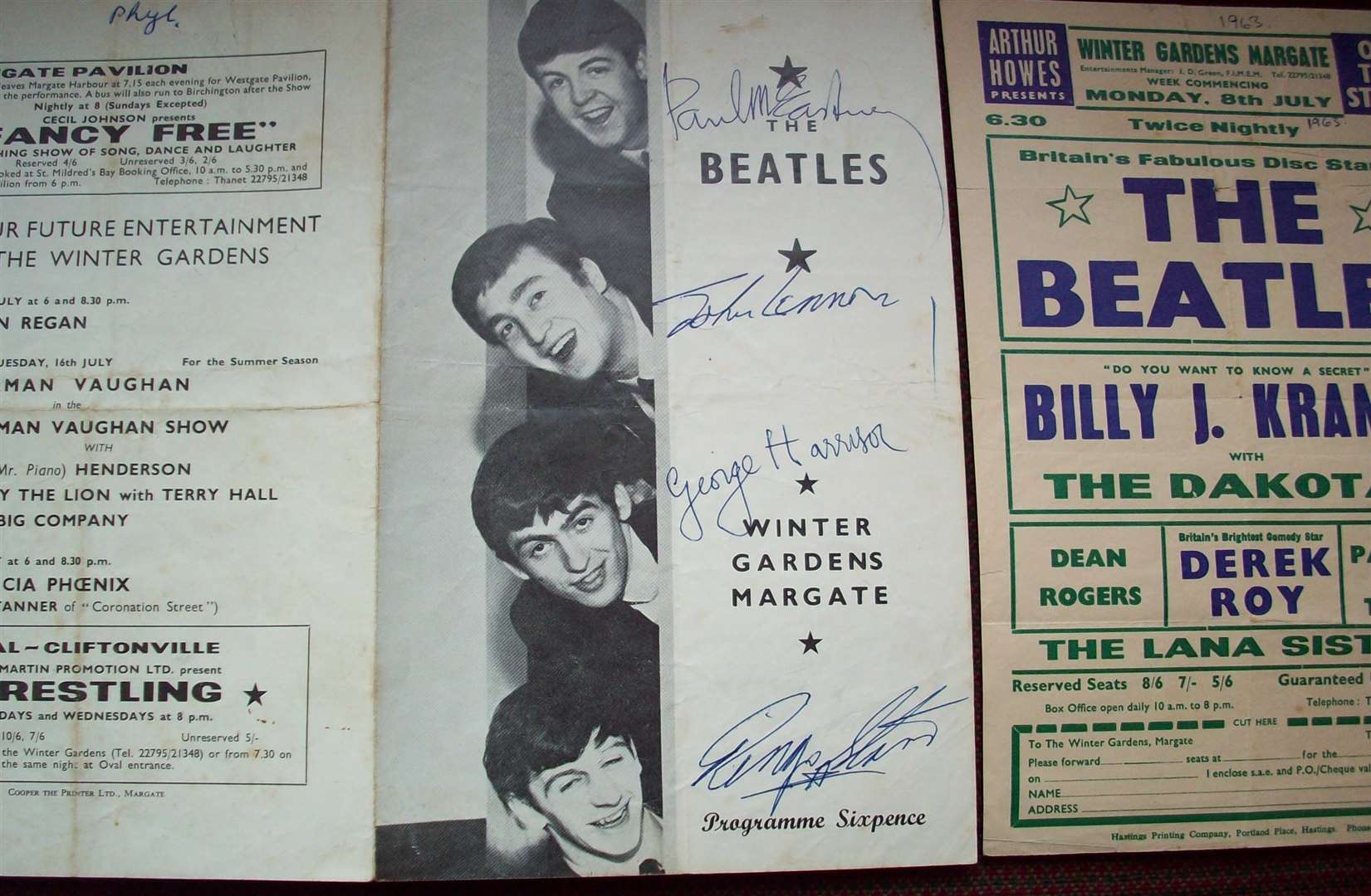 The Beatles were among the many acts to play at the Winter Gardens, Margate