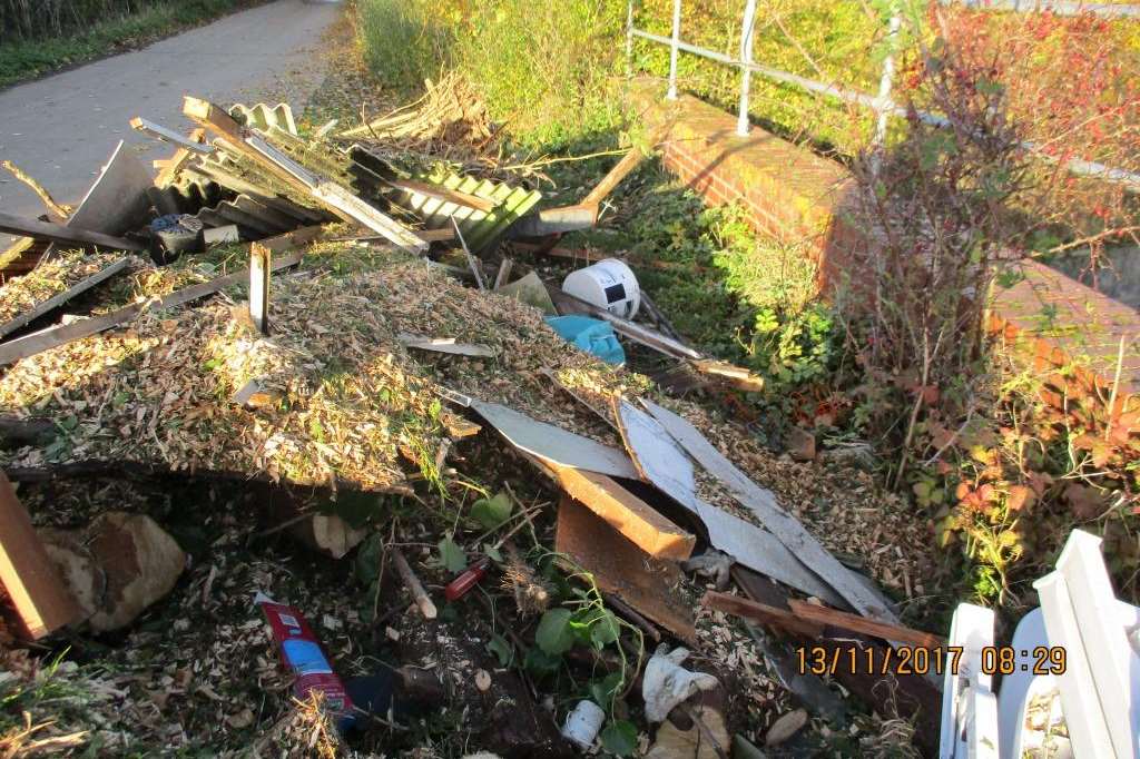 The load was dumped at the weekend. Pic: Thanet District Council
