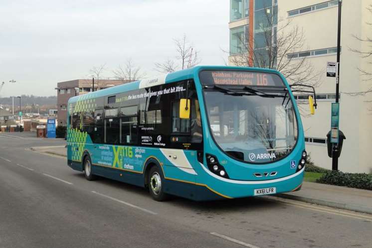 An Arriva bus. Stock image