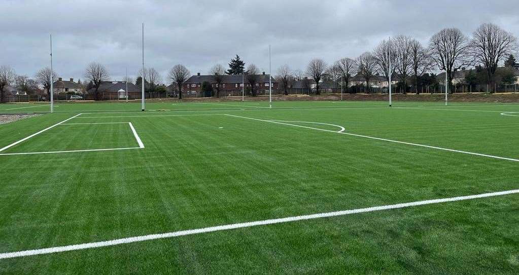 New pitches at Fleet Leisure and Sports Club in Nelson Road, Northfleet