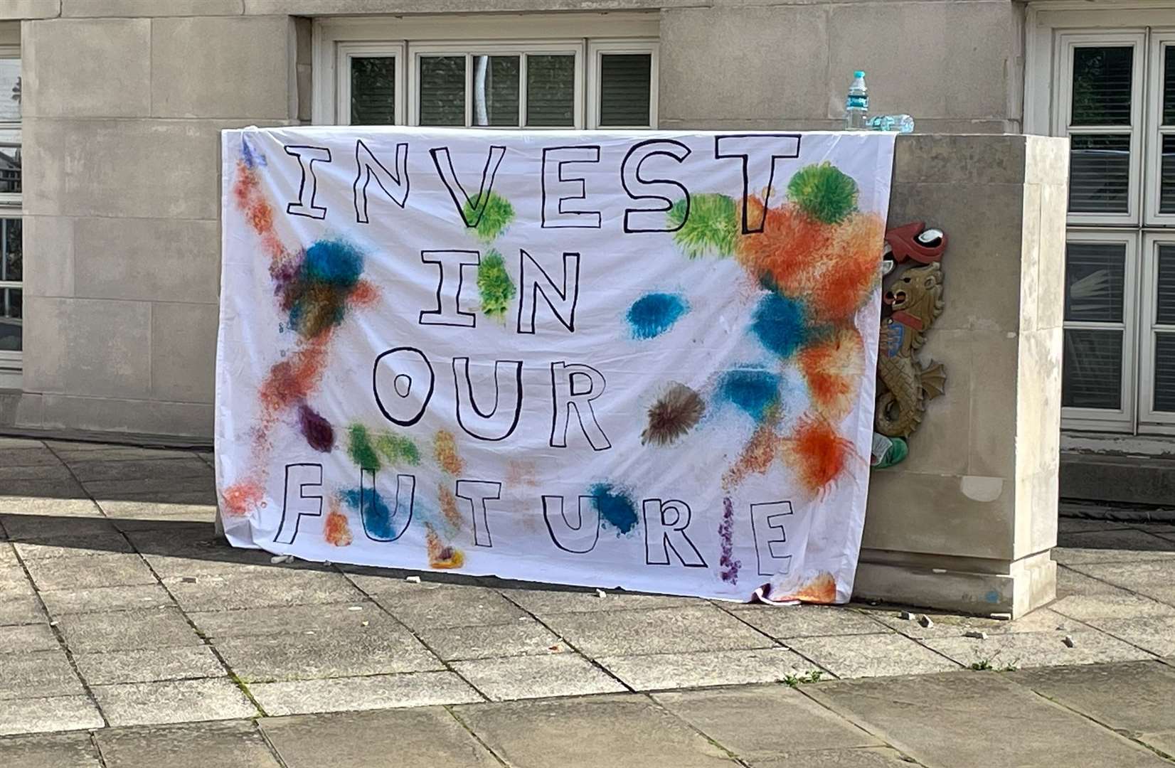 Members of youth clubs around Kent are protesting funding cuts