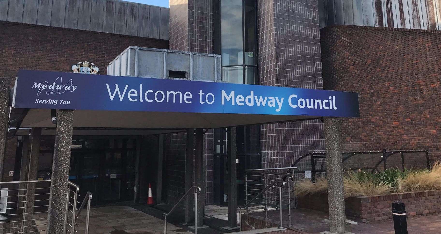 Medway Council headquarters, Gun Wharf, in Dock Road, Chatham. Stock photo