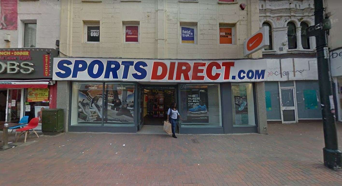 Sports Direct in Chatham. Picture: Google