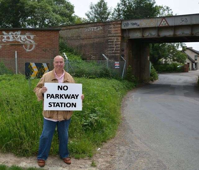 Campaigner Ian Driver said the plans for the Thanet station were 'financially and logistically out of control'