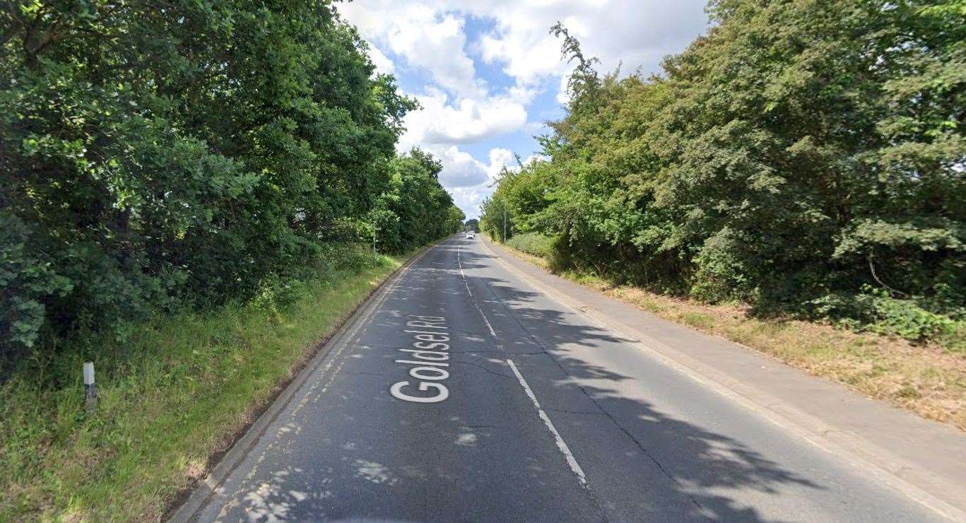 The alleged attack happened on Goldsel Road between Green Court Road and the A20 overpass in Swanley. Photo credit: Google Maps