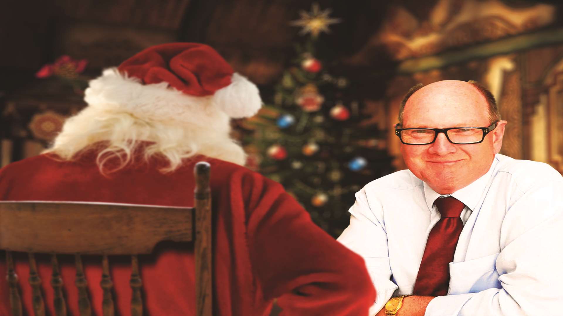 Reporter John Nurden interviewed Santa Claus