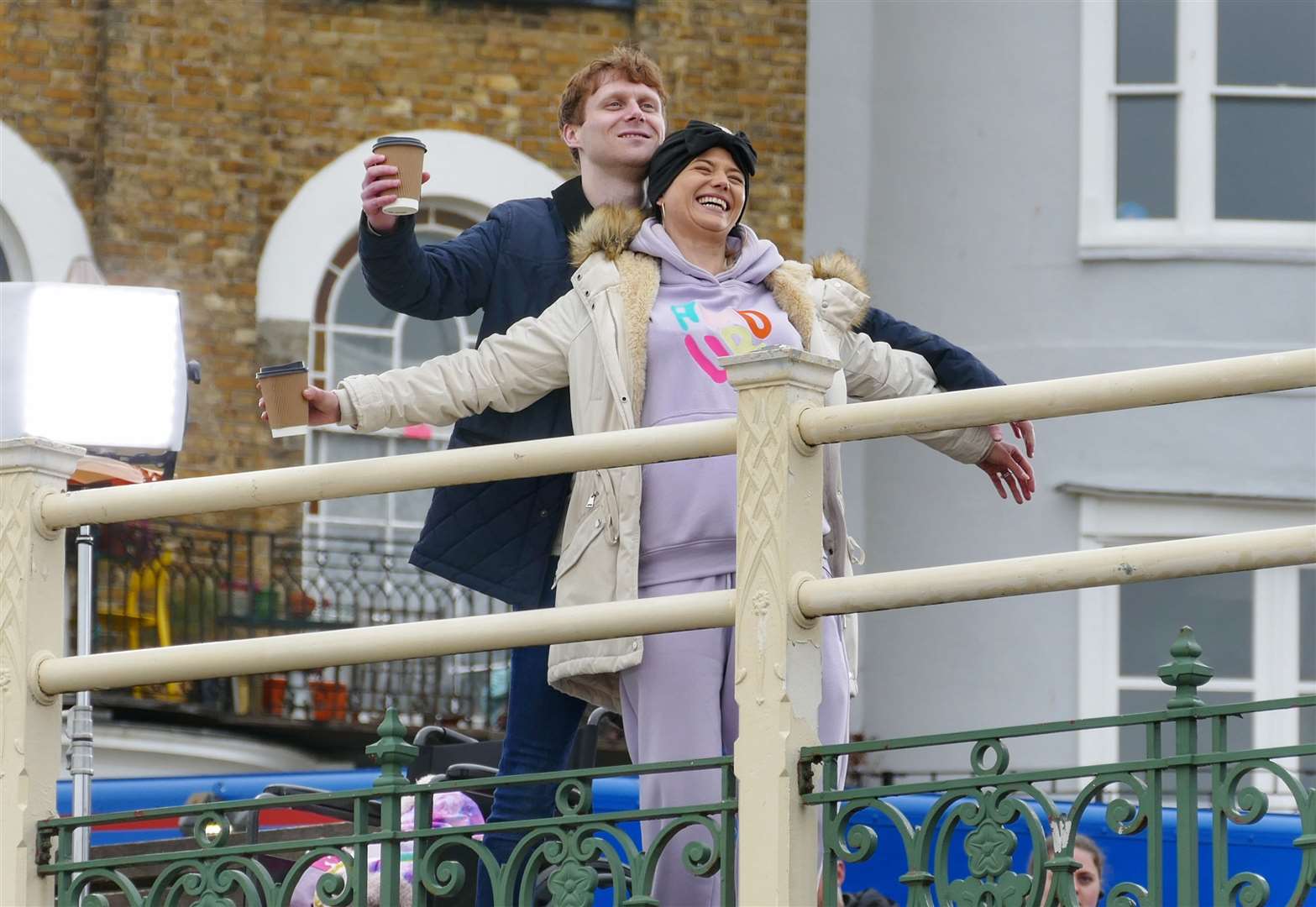 EastEnders stars were spotted filming in Margate last month. Picture: Frank Leppard