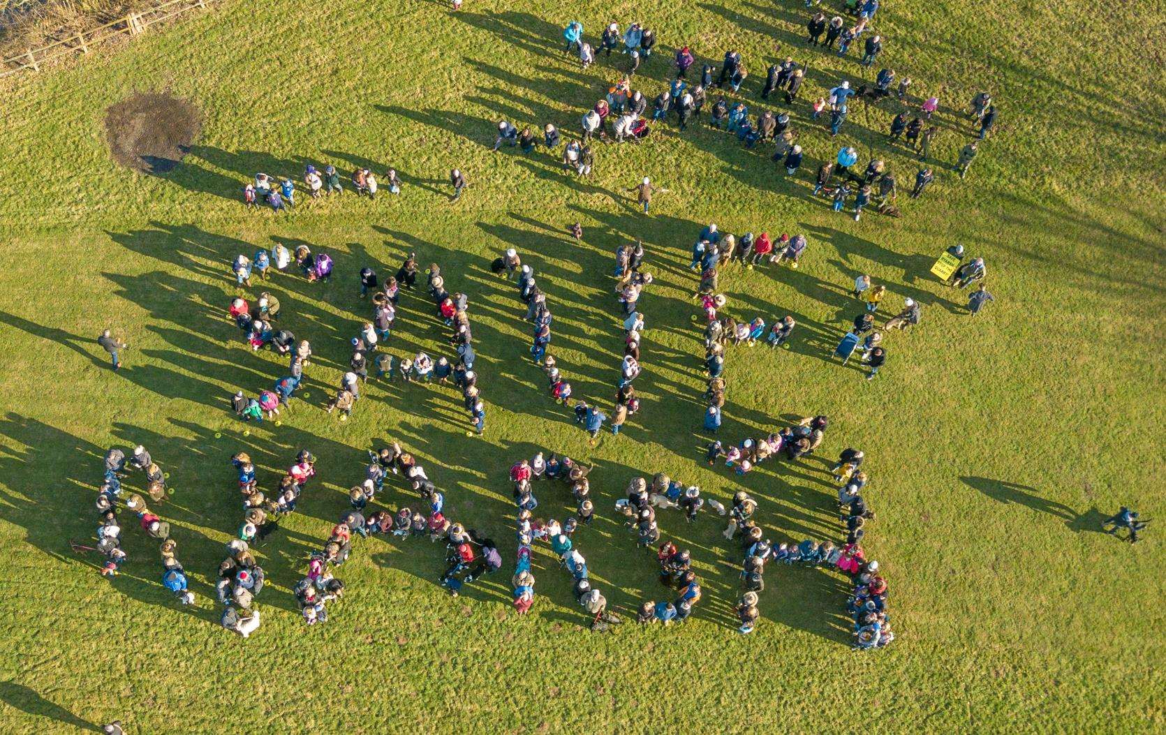 Ryarsh residents are up in arms over a proposed sandpit. Photo: Andy Betts (5588483)