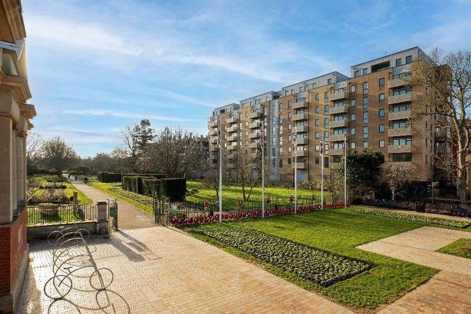 A view of Artisan Lodge from Central Park. Picture: Bellway