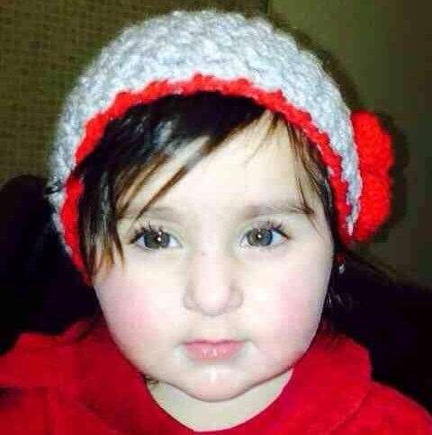 Arda Mosa was just 17-months-old when she suffered life-changing injuries in the crash near the Channel Tunnel in Folkestone. Picture: SWNS