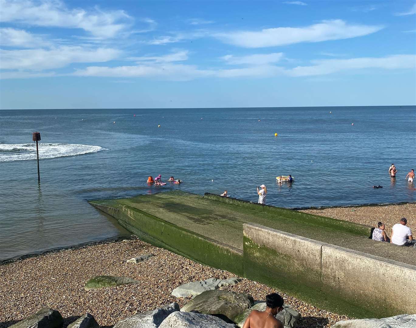 The ramp in Herne Bay on July 8 this year. Picture: Dean Goodger