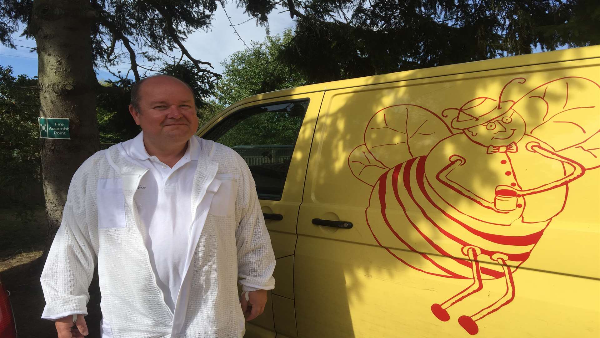 Alan Brooks, Eurostar train driver and one of the Honey Club beekeepers