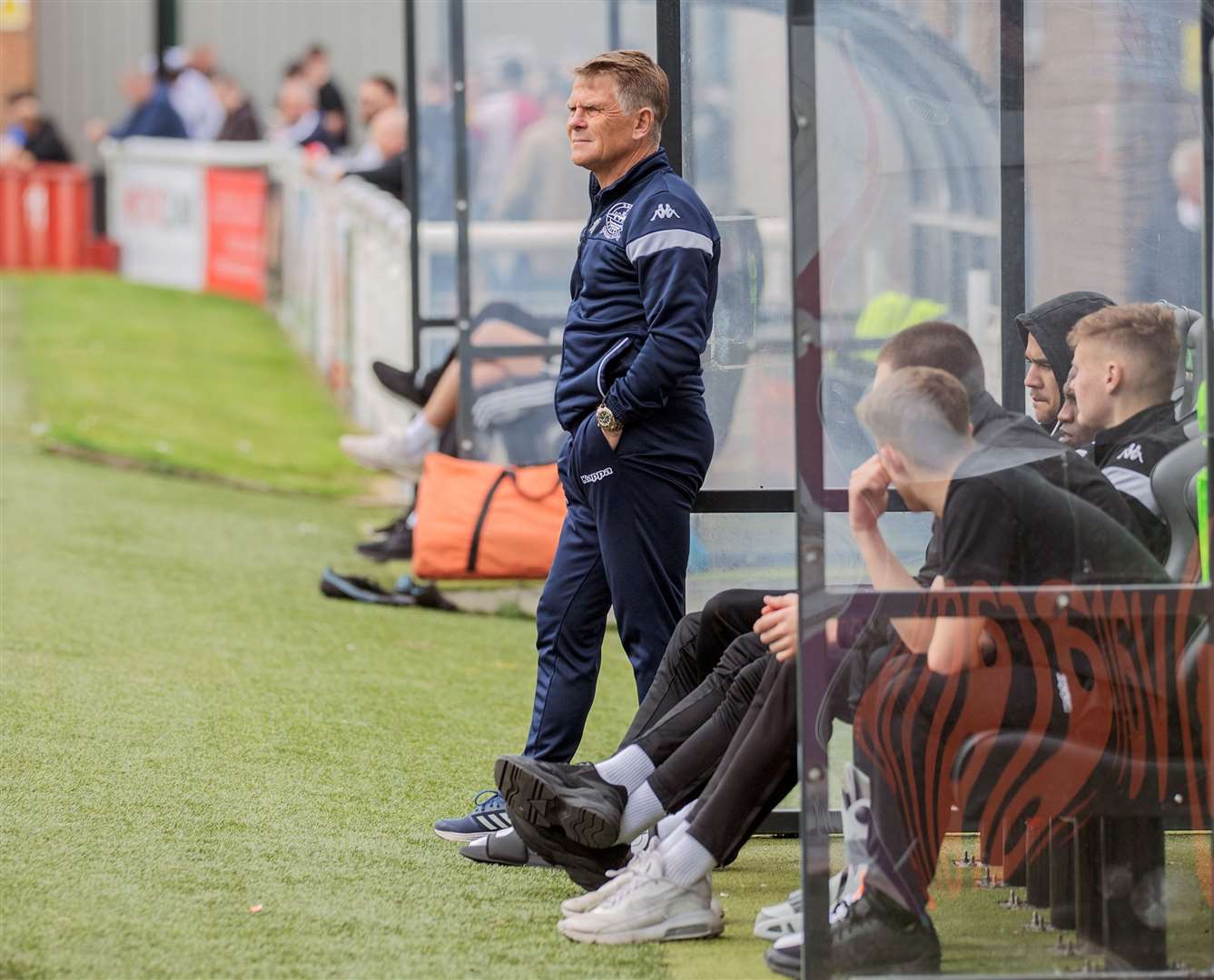 Andy Hessenthaler has had to turn to youth at Dover Athletic Picture: Stuart Brock
