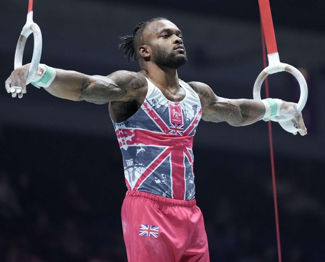 Maidstone's Courtney Tulloch was a class act on the rings at the World Gymnastics Championships. Picture: Simone Ferraro