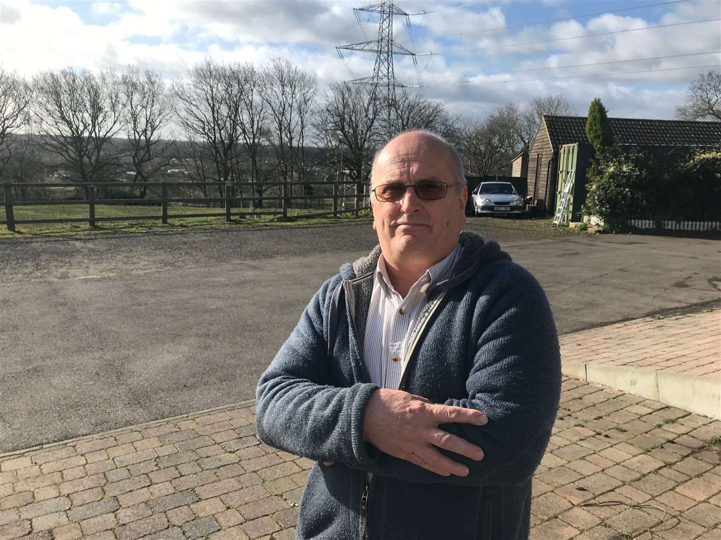 Ivor Herdson, who lives in Shalloak Road, says the site gives off a hideous smell