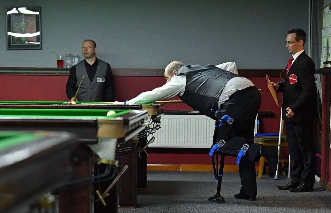 Martin Brunker, 42, from Larkfield, is a disability snooker player. Picture: Martin Brunker