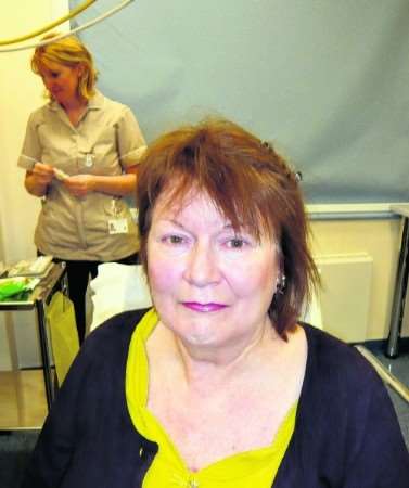 Patricia Webster, who has treatment for Crocodile Tears syndrome.