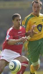 Talal El Karkouri in action against Norwich