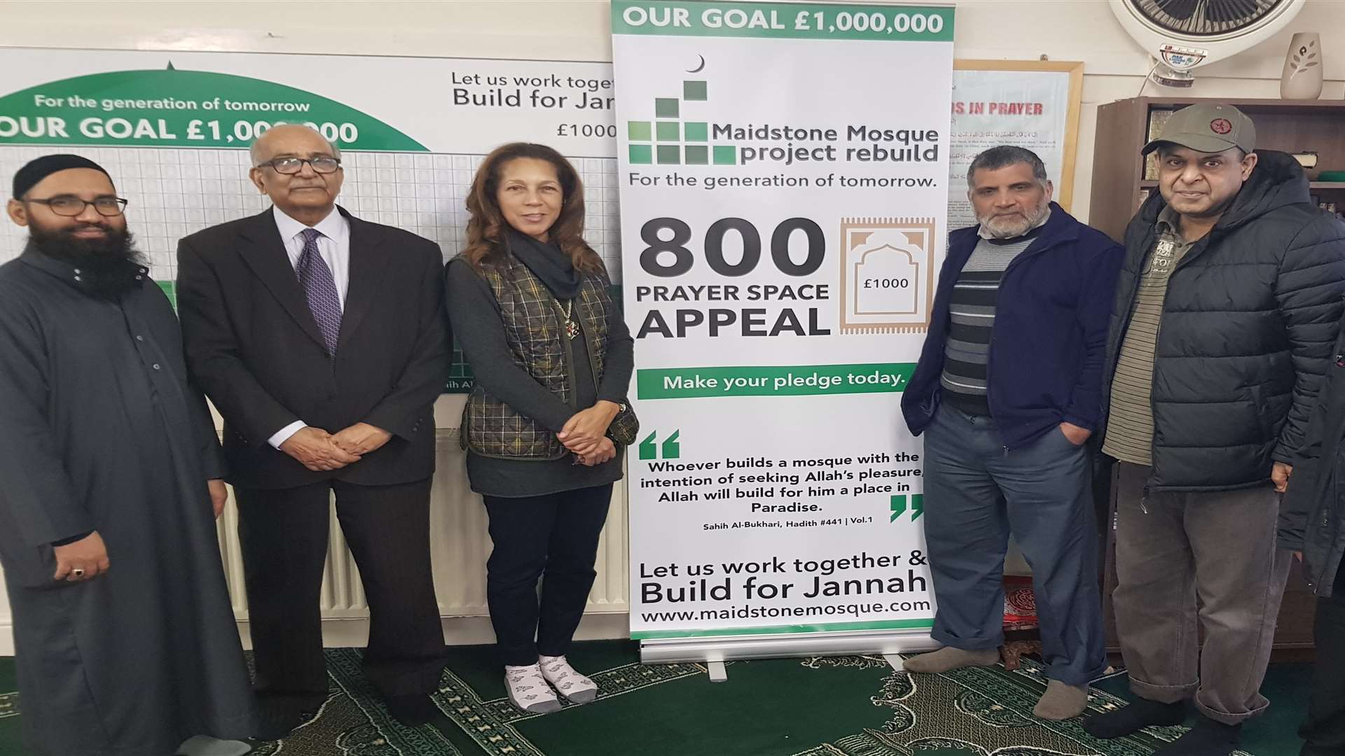 Helen Grant visits Maidstone Mosque as fundraising for a new facility takes a step forward.