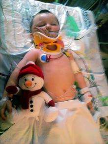 Little Leon Young in intensive care