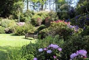 The gardens at Mount Ephraim where Julie's new book is set