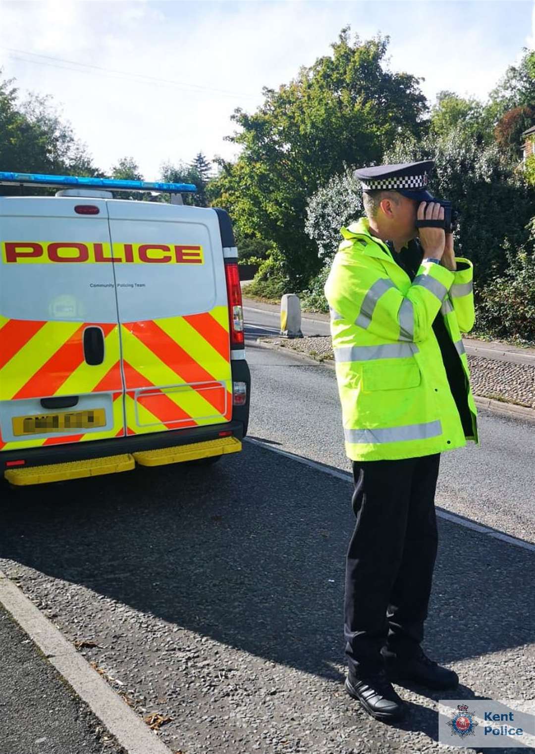 Kent Police are reminding drivers to stick to the speed limit despite quieter roads in lockdown