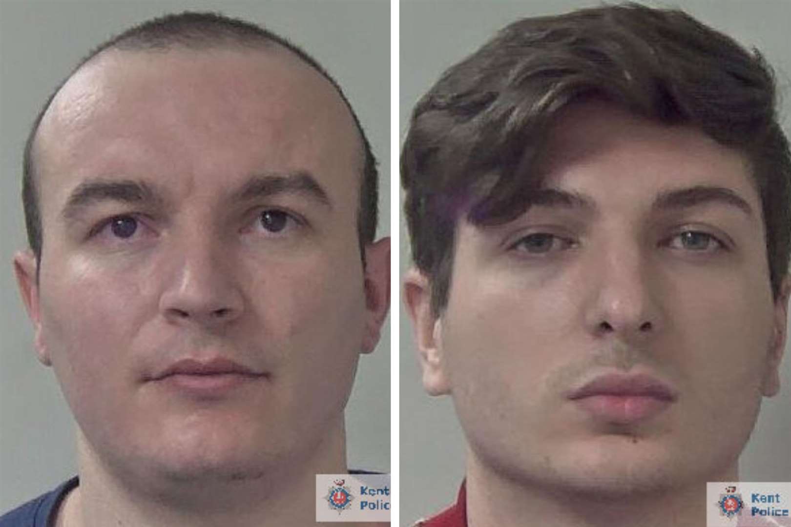 Edison Cifliku (L) and Amarildo Buzi (R) have been jailed. Photos: Kent Police