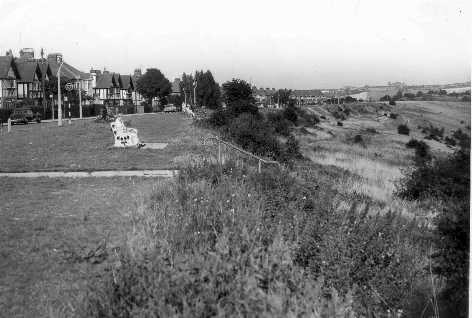 How the area looked in the 1950s near Magpie Hall Road. File picture