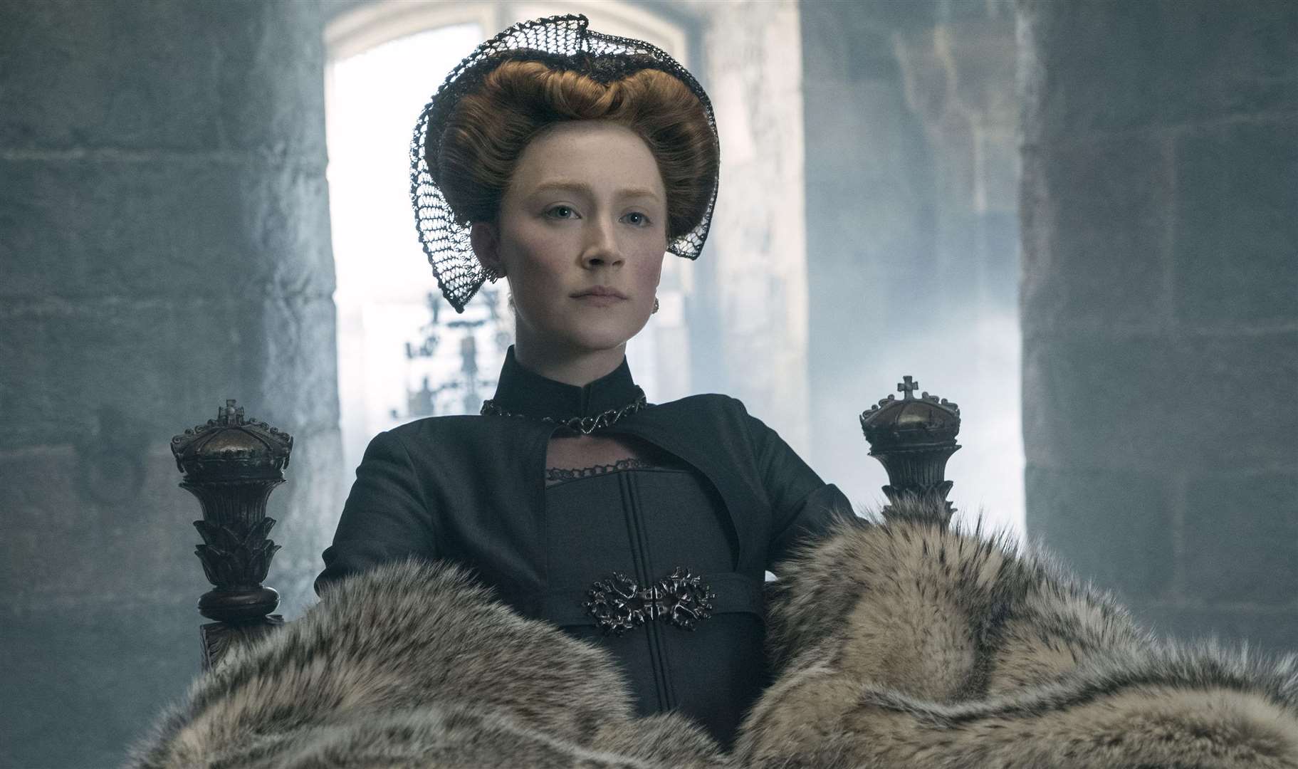 Saoirse Ronan as Mary in Mary Queen Of Scots Picture: PA Photo/Focus Features LLC/Liam Daniel