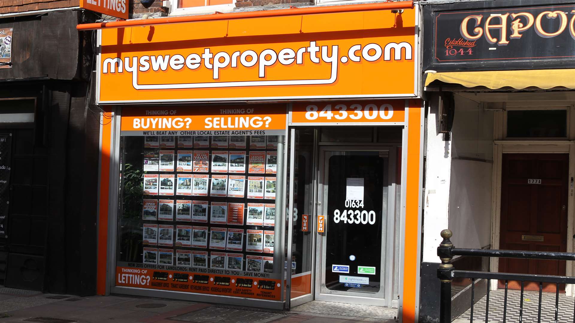 Sweet property services, 175 High Street, Rochester, has closed
